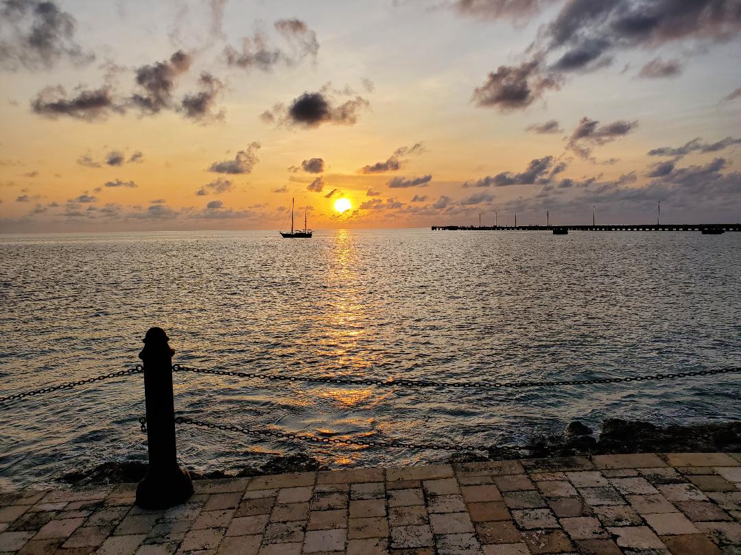 Sunset at Frederiksted Pier. St. Croix (Photo: Jewel Owen)